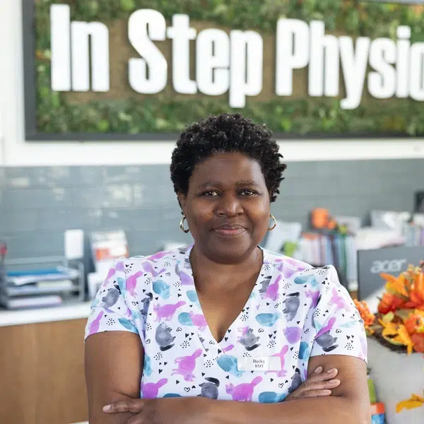 Physiotherapy Edmonton Team Member Becky Mhlanga At In Step Physical Therapy Clinic